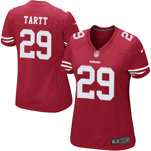 Women's Elite Jaquiski Tartt Nike Jersey Red Home - #29 NFL San Francisco 49ers